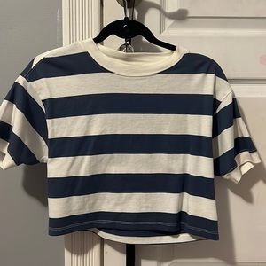 From Target, navy blue and white, size small